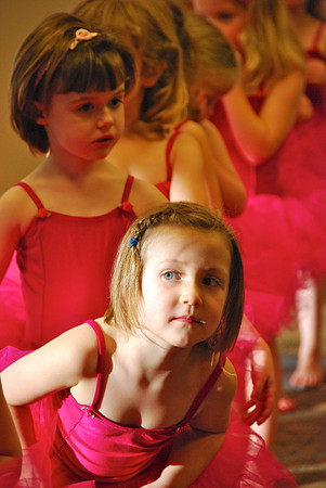 Just before the dance