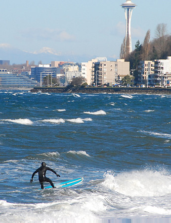 Surfing Alki