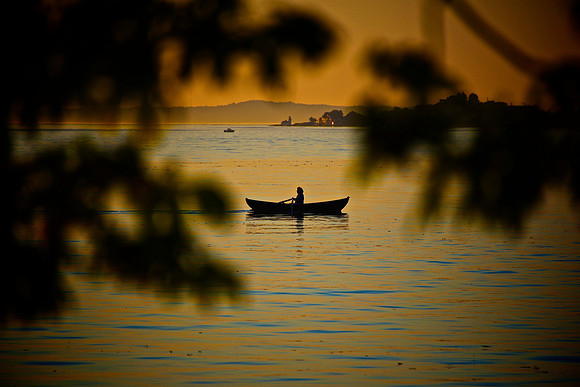 Secret boat ride.