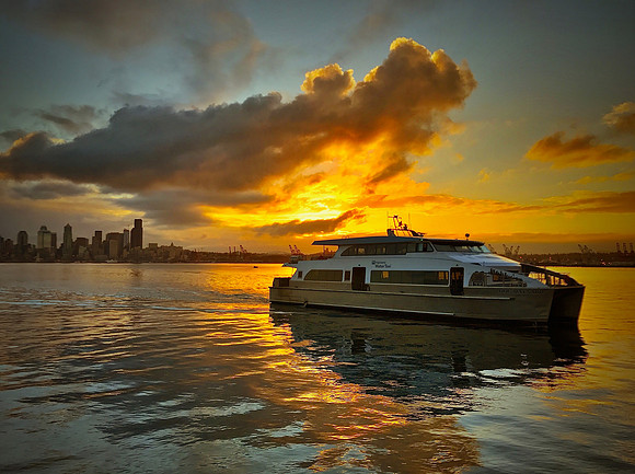 Water taxi morning