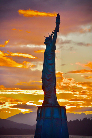 The torch of liberty