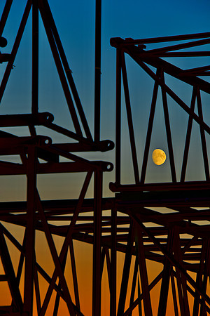 Caged Sunset.