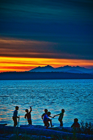 Lowman Beach rock skippers