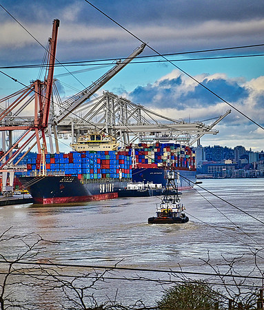 Tug in the River